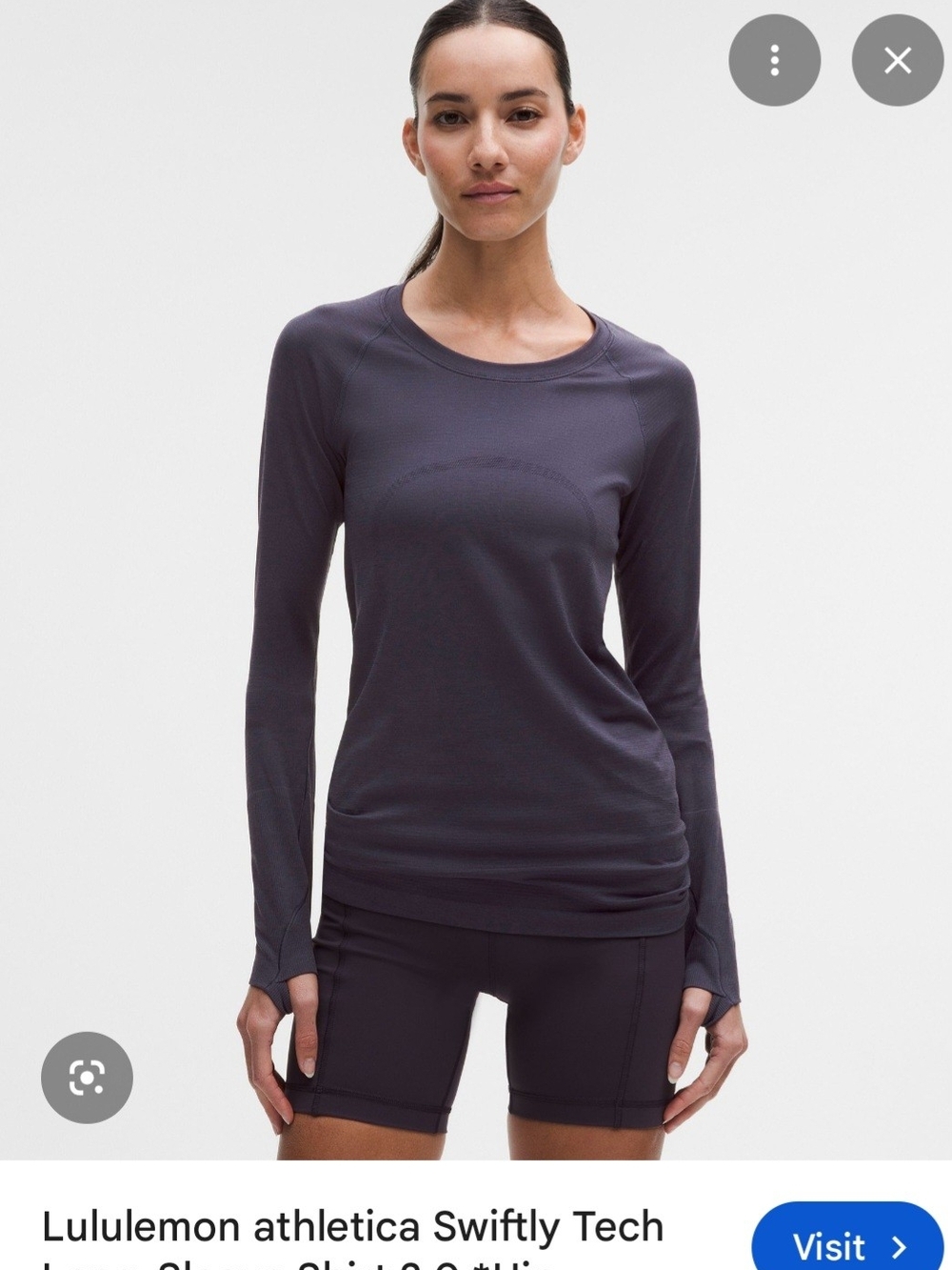 lululemon athletica Swiftly Tech Long Sleeve Top - Navy!